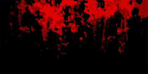 Vintage grunge pattern for design and decoration space for text. Abstract black and red fantasy watercolor background. Mimics marbled textures with high-contrast flowing shapes liquid.