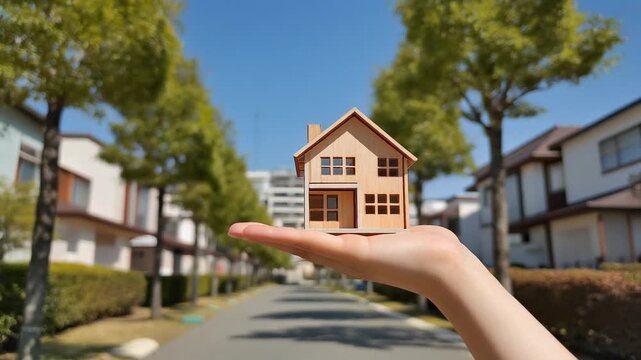 住宅のイメージ　ミニチュアの家