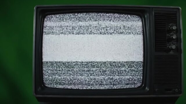 Chroma Key Utility with green screen vhs motion overlay footage effect of an old tv a kinescope on rounded edges the retro grainy noise light leaks glitches distortion, overlay, glitch, static noise