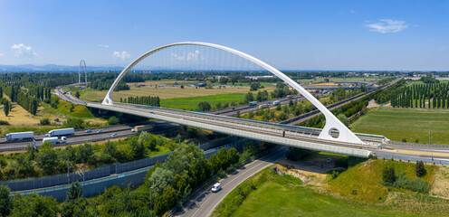 PONTE AUTOSTRADA A1 REGGIO EMILIA 