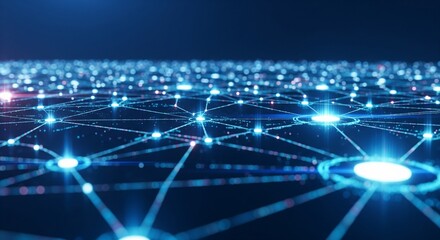 Abstract Global Business Network Concept