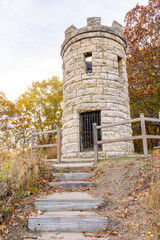Fall Colors and The Julien Dubuque Monument