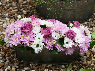 All Saints' Day grave decorations