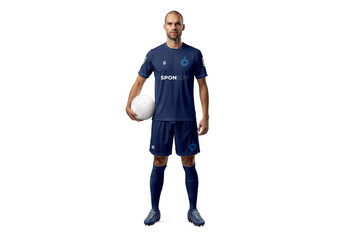 Soccer Player Mockup Front View