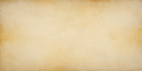 Antique beige parchment paper background with stained grunge texture