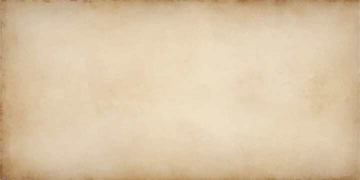 Grungy vintage brown parchment paper texture for an antique aged background sheet