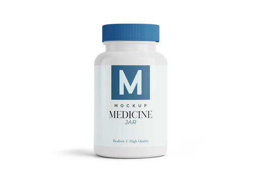 Medicine Jar Mockup 3