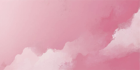 Abstract pink watercolor background with grunge texture and vintage paper design