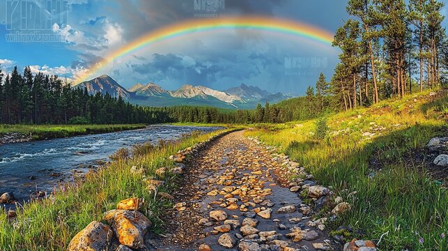 Rainbow Mountains, Rivers and Mountains