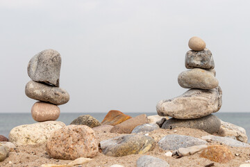 Stone Tower on the Beach