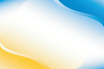 Abstract gradient blue and yellow background with geometry shape or soft backdrop wallpaper for flyer banner presentation