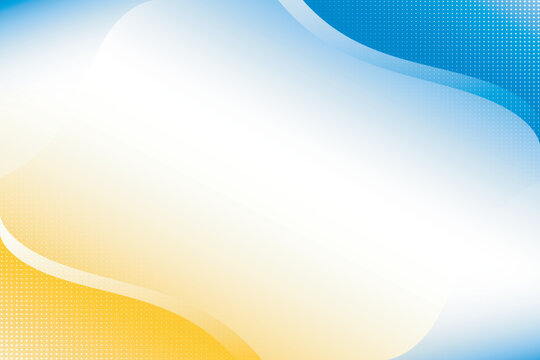 Abstract gradient blue and yellow background with geometry shape or soft backdrop wallpaper for flyer banner presentation