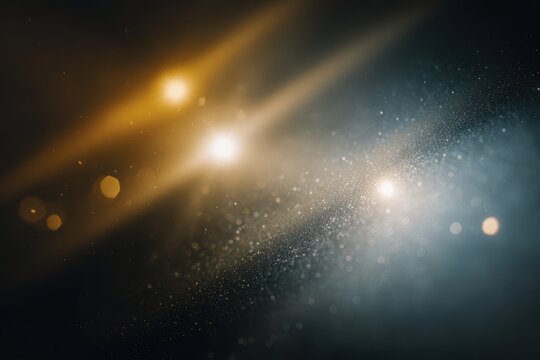 A vibrant burst of glowing light illuminates a dark background with a soft blur effect, creating a captivating visual contrast.