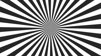 Retro sunburst motion. Radial lines retro comic background. Rotating sun rays pop art style. Seamless loop - Powered by Adobe