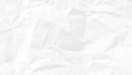 Obraz premium Paper texture background, Crumpled paper. White creased paper. White crumpled paper for background. 