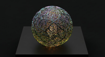 Blue Neon Portal – Geometric Sci-Fi Tunnel