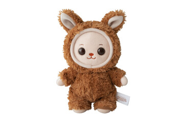 Brown Plush Toy in Animal Costume m34slnquso image