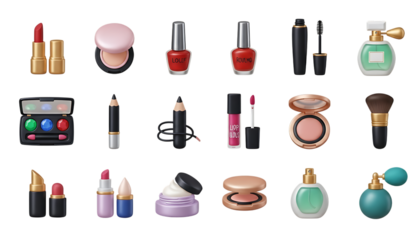 Cosmetics beauty products makeup essentials lipstick eyeshadow perfume nailpolish beauty accessories
