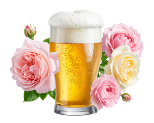 Realistic digital photo of a bouquet of pastel roses, full bloom, natural lighting,
