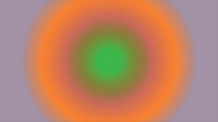 Gradient circles of green, orange, and purple colors gently blend to create soft hues