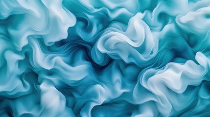 Obraz premium Abstract Blue Cloudscape: A mesmerizing display of swirling blues and whites create a sense of depth and movement, evoking feelings of calm and wonder.