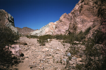 Argentina, Andes mountain range, arid plateau, desert, rocks, no people