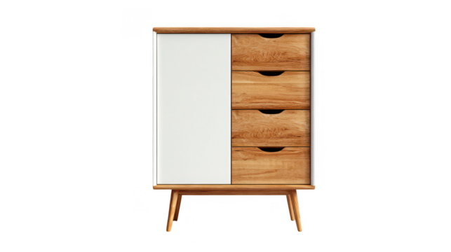 Sleek shoe cabinet furniture piece for hallway storage modern design photorealistic minimalist environment