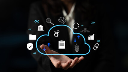 A cloud computing platform for enterprise business solutions. A central system for data storage, security, processing, and application hosting. Motif