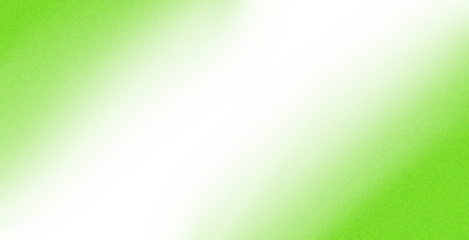 Abstract pixelated gradient of bright green on transparent background