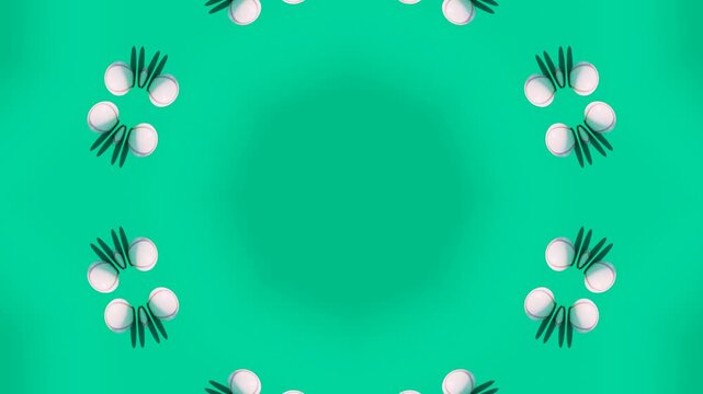 Hypnotic abstract 3D mosaic kaleidoscope featuring colorful geometric patterns and ornamental backgrounds designed for multimedia creators, designers, and marketers