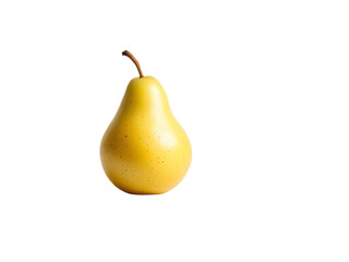 Pear Isolated on White Background with Full Depth of Field
