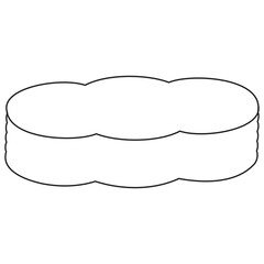 Blank white blank paper