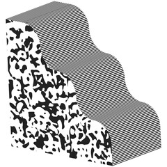 Black and white abstract background