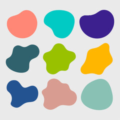 Abstract Shapes: Colorful Geometric Design Elements