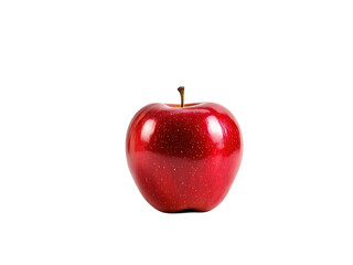 Apple Isolated on White Background with Full Depth of Field