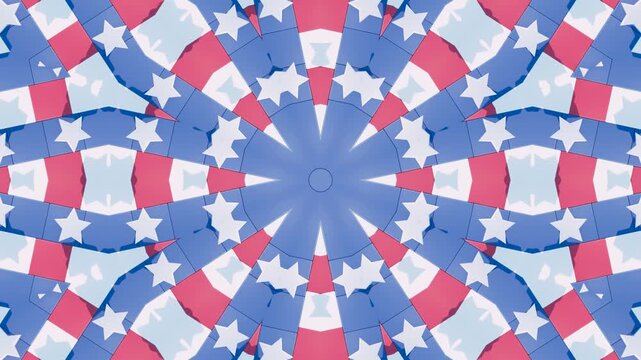 Dynamic ornamental 3D kaleidoscope with colorful geometric mosaic patterns and abstract backgrounds designed for branding, video editing, and creative storytelling