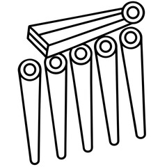 Clothespin Vector Illustration