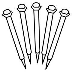 Clothespin Vector Illustration