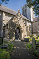 Fototapeta premium Historic stone church in Wales.