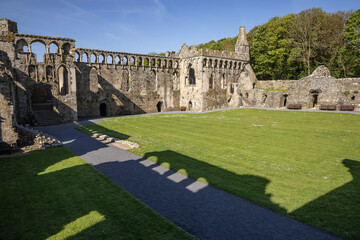 Ruins of the Bishop's Palace at St. David's Cathedral.