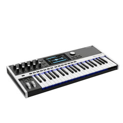 Fototapeta premium Modern synthesizer isolated on transparent background