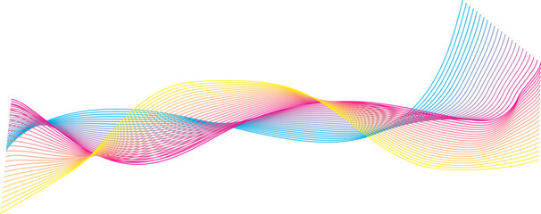 abstract colorful wave background, Vector Design