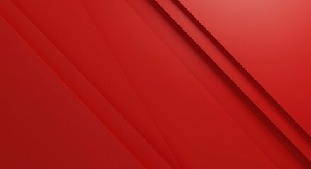 Vivid red abstract background featuring sharp overlapping geometric forms creating a dynamic modern pattern backdrop ,warm, polygon, visual