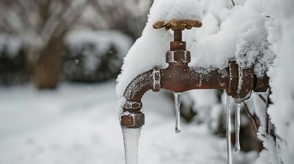 Frozen water pipes and ice covered faucets  the harsh effects of winter on plumbing systems
