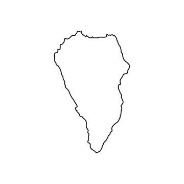 La Palma Island Map icon
