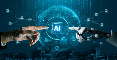 A generative AI assistant showcases its data processing capabilities. This system automates information workflows and manages complex data pipelines using machine learning algorithms. Fermion