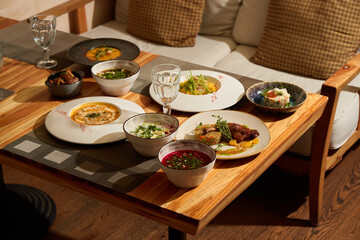 Savor Exquisite Dishes on a Stylish Dining Table Setting That Is Truly Worthy of Indulgence