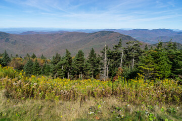 View from Mount Equinox in Vermont