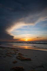 Obraz premium sunset on the beach