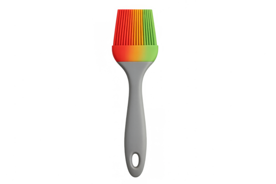 Colorful silicone basting brush for kitchen cooking - Powered by Adobe